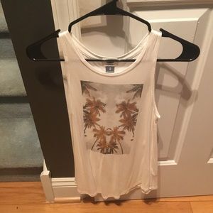 White California sleeveless tank